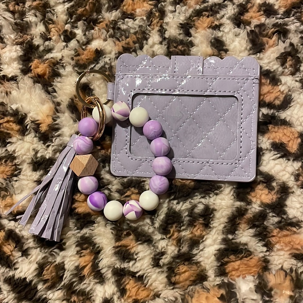 LIGHT PURPLE CARD HOLDER